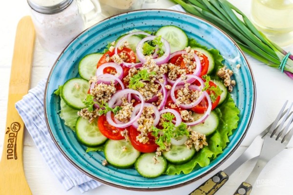 #лучшедома 10 простых салатов к горячему на скорую руку        