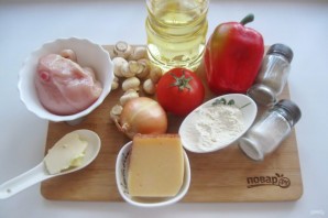 Мексиканская лепешка с курицей