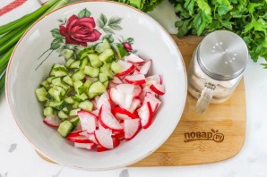 Окрошка с квашеной капустой