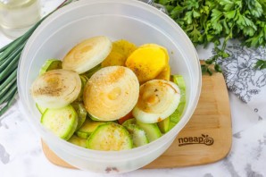 Овощи на электрогриле