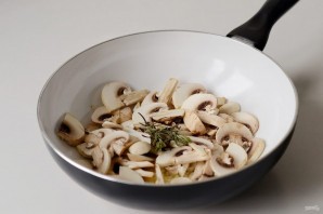 Овсянка с грибами