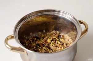 Овсянка с грибами Овсянка с грибами