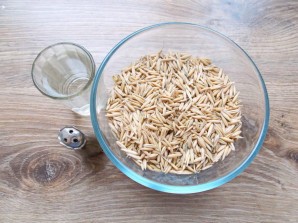 Овсяный кисель из цельного овса