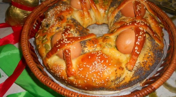 Пасхальная коса с начинкой по рецепту Сары Папа, пошаговый рецепт с фото
