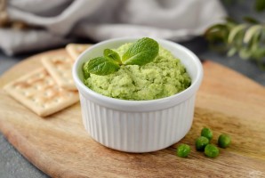 Паштет из зеленого горошка