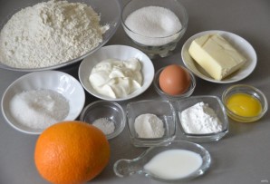 Печенье с апельсиновой начинкой