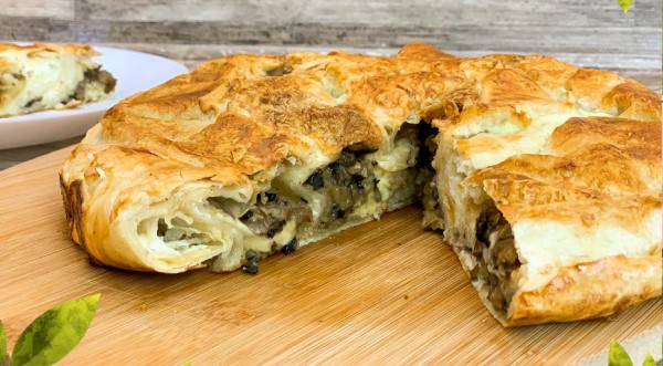 Пирог из лаваша с сыром и грибами, пошаговый рецепт с фото Пирог из лаваша с сыром и грибами, пошаговый рецепт с фото