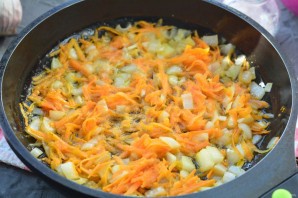 Постный украинский борщ