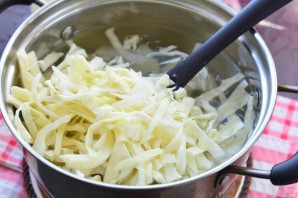 Постный украинский борщ