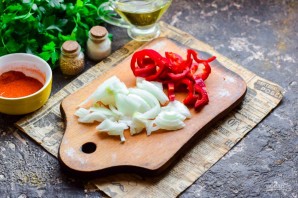 Рисовая лапша с мидиями Рисовая лапша с мидиями