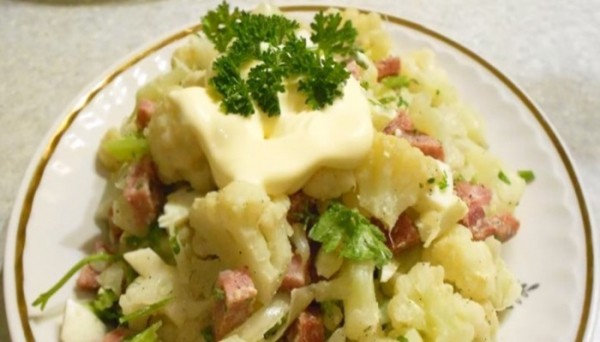 Салат из цветной капусты с яйцом — 7 рецептов очень вкусных салатов
