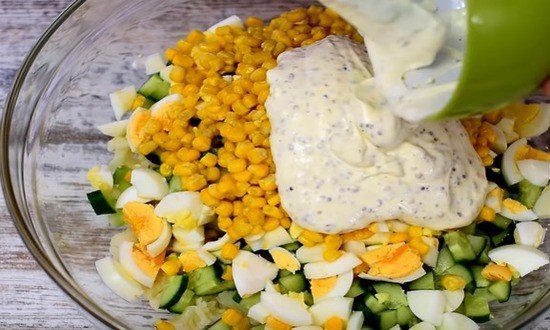 Салат из цветной капусты с яйцом — 7 рецептов очень вкусных салатов