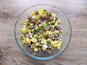 Салат из говяжьего легкого