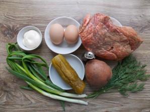 Салат из говяжьего легкого