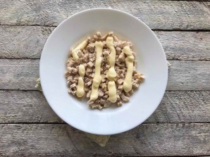 Салат "Муравейник" с картошкой фри