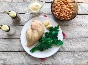 Салат "Наполи" с фасолью