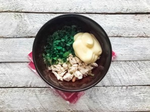 Салат "Наполи" с фасолью