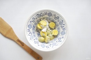 Салат "Сугробы" с курицей