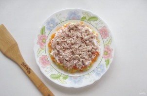 Салат "Сугробы" с курицей