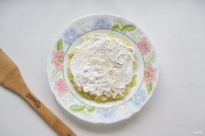 Салат "Сугробы" с курицей