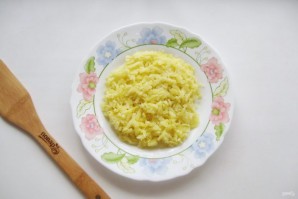 Салат "Сугробы" с курицей