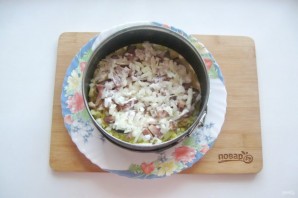 Селедка под шубой с красной икрой