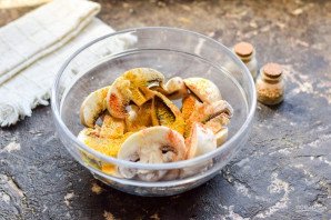 Шампиньоны в соусе терияки