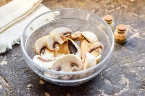 Шампиньоны в соусе терияки