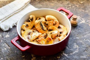 Шампиньоны в соусе терияки