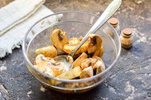 Шампиньоны в соусе терияки