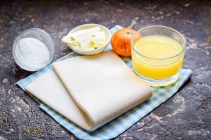 Слойки с мандаринами