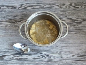 Сметанное желе с бананом