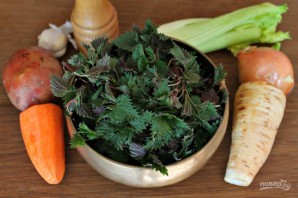 Суп из крапивы без мяса
