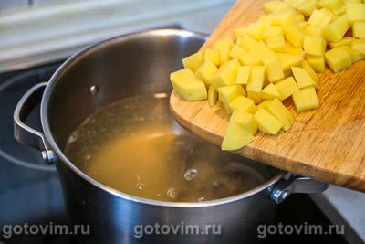 Суп из кролика и грибами