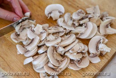 Суп из кролика и грибами