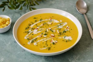 Суп с кукурузой и сладким перцем