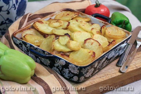 Свинина с картофелем в пиве, запеченная в духовке Свинина с картофелем в пиве, запеченная в духовке