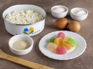 Сырники с мармеладом Сырники с мармеладом