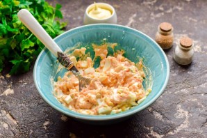 Тарталетки с икрой минтая