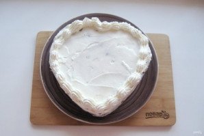 Торт "Сердце" из медовых коржей