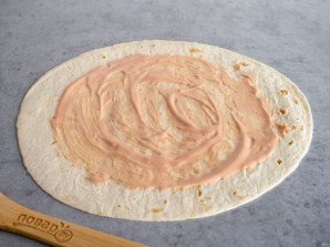 Тортилья с ветчиной и сыром