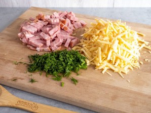 Тортилья с ветчиной и сыром Тортилья с ветчиной и сыром