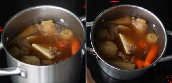 Тушёная говядина с овощами, ооочень вкусное мясо с луком и морковью Тушёная говядина с овощами, ооочень вкусное мясо с луком и морковью