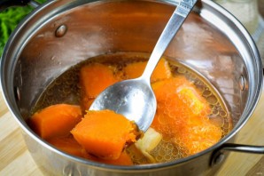 Тыквенный крем-суп с молоком