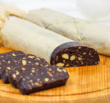 Вкуснейшая шоколадная колбаска из печенья (Тот самый вкус из детства!) Вкуснейшая шоколадная колбаска из печенья (Тот самый вкус из детства!)