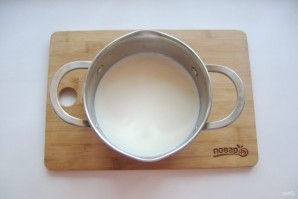 Заварной крем с вишней