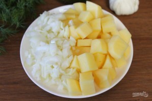 Зеленый борщ с говядиной