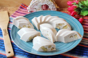 Желе из сметаны с агар-агаром