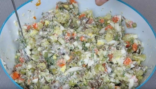 Зимний салат оливье — домашние рецепты праздничного классического салата Зимний салат оливье — домашние рецепты праздничного классического салата