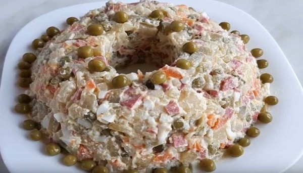 Зимний салат оливье — домашние рецепты праздничного классического салата Зимний салат оливье — домашние рецепты праздничного классического салата